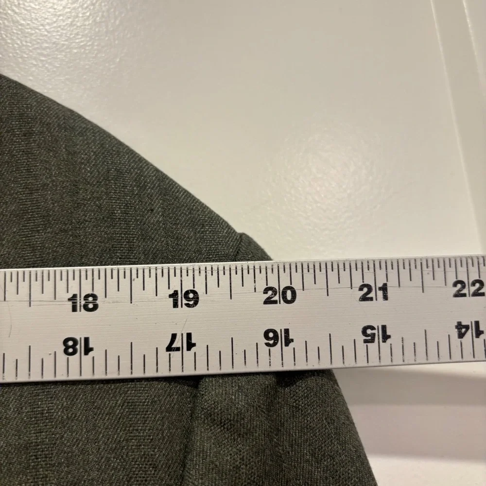 Banana Republic Tailored Fit Blazer 46R Olive Green Sport Coat 2-Button Stretch